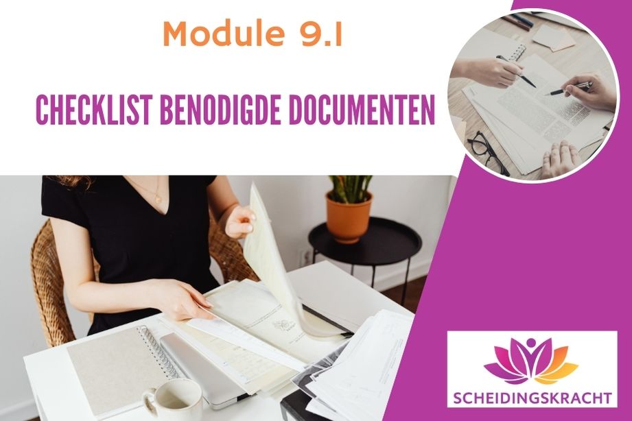 Checklist benodigde documenten
